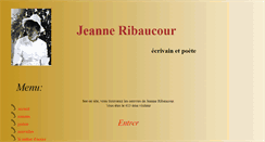 Desktop Screenshot of jeanne-ribaucour.info