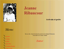 Tablet Screenshot of jeanne-ribaucour.info